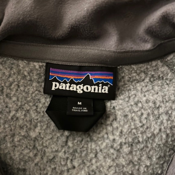 Patagonia Gray Quarter-Zip Pullover - Picture 2 of 4